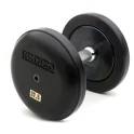 Commercial Rubber Encased Pro-Style Dumbbells | Ivanko (RUB/EPR)