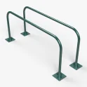 Parallel Bars - Outdoor Fitness Equipment | TriActive USA (PBAR)