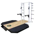 Half Cage w/Oak Insert Lifting Platform | Legend Fitness (3142-3223)