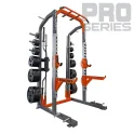 PRO SERIES Half Cage with Platform and Three-Way Bench | Legend Fitness (3226-3223-3222)