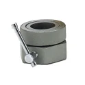 Olympic Pressure Ring Collars With Spin-Lock - Grey (Pair) | Ivanko (CO-2.5KG)