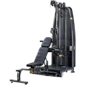 Performance Series Single Stack Functional Trainer Gym with Multi-Angle Bench -- SportsArt (A93)