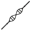 7' Double Parallel Handle Olympic Bar with Solid Ends – T-Grip Barbell (TG-D)