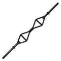 7' Single Parallel Handle Olympic Bar with Solid Ends – T-Grip Barbell (TG-S)