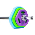 Cardio Pump Set - Blue / Green / Purple Plates | TKO (836CPS2)