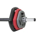 Cardio Pump Set - Black / Red / Gray Plates | TKO (837CPS)