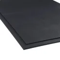 Black Heavy-Duty Gym Equipment Mat 4' x 8' x 1/2" | IC (RL-BLACK-MAT-4812)