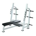 Olympic Flat Weightlifting Bench w/Gun Racks | York (54041-55041)