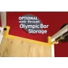 Legend Fitness 3121 Commercial Squat Rack optional walk-through Olympic bar storage
