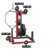 Legend Fitness 3173 Weight Plate Tree and Olympic Bar Organizer Dimensions