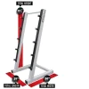 Legend Fitness 3174 5-Bar Commercial Horizontal Barbell Rack Dimensions
