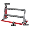 Legend Fitness 3190 6 Pair Pro-Style Dumbbell Rack Footprint Dimensions