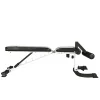 York Barbell 48004 Decline to Incline Utility Bench with foam leg rollers