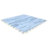 Blue Faux Wood Interlocking Foam Floor Tile