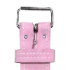 4 in. Wide Pink Suede Leather Weightlifting Belt