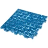 Medium Blue Drain Through Tiles for Bare Feet