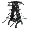 American Barbell Gym Accessory Rack with Optional Cable Attachments