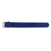Double Prong 4 in. Wide Blue Suede Leather Powerlifting Belts
