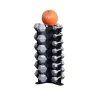 Body-Solid GDR80 10-Pair Vertical Dumbbell Rack with Medicine Ball Storage