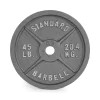 CAP Barbell OPG#2 Gray Cast Iron Olympic Plate - 45 Pounds