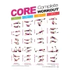 Fighthrough Fitness Laminated Wall Chart for Complete Core Workout