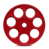 Ivanko ROEZH-45R Red Rubber Encased 45 lb Olympic Plate