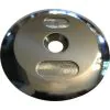 CAP Barbell RPC-000A Chrome Solid Steel End Caps for Pro-Style Dumbbells 