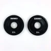 Ivanko Barbell 2.5 lb. RUBO Rubber Encased Olympic Plates with White Lettering 
