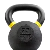 IRON COMPANY Urethane Kettlebell with Powder Coated Handle, Color Coded Horns and Oversized Numbers.