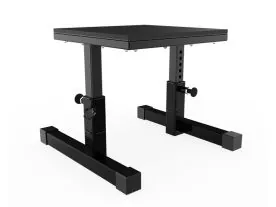 Black Arsenal Strength Alpha Squat Box with Adjustable Height Platform for Box Squats, Strength Training, and GSA Gym Applications