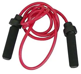 1 lb Red Weighted Jump Rope for Boxers and Fitness Enthusiasts – Ader Fitness Heavy Power Rope for Cardio and Fat Burning Workouts