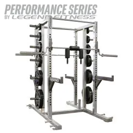 Legend Fitness 3155 Double Sided Half Cage for Olympic Weight Lifting