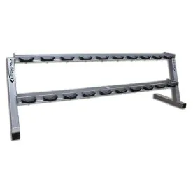 Legend Fitness 3169 10-Pair Pro-Style Dumbbell Rack with Rubber Saddles