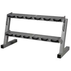 USA Made Legend Fitness 3190 6 Pair Pro-Style Commercial Dumbbell Rack