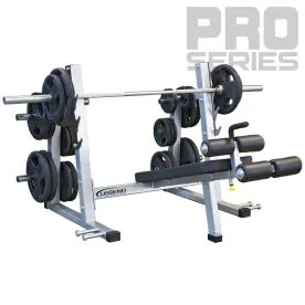 Legend Fitness 3243 PRO SERIES Olympic Decline Bench with Band Pegs
