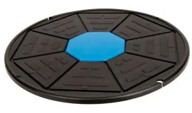Aeromat (33815) Adjustable Height Wobble Board with a Raised Non-Slip Surface, Showing the Durable Plastic Construction and Slim Profile