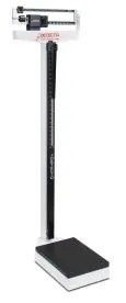 Eye-Level Mechanical Beam Physician Scale with Height Rod (LBS) Facing Right | Detecto (439)