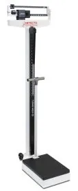Eye-Level Mechanical Beam Physician Scale (LBS) Facing Right | Detecto (448)