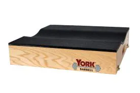 York Barbell 54259 Wooden Technique Box with Polyurethane Finish and ½-Inch Rubber Top Surface