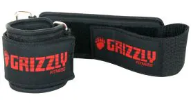 Pair of Grizzly 2-Inch Supreme Velcro Bar Collars Designed for Olympic and Standard Bars