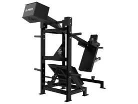 Arsenal Reloaded Pendulum Squat 9002 in Black Shown from the Rear Angle