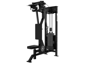 Black Arsenal M1 Selectorized Pec Fly/Rear Delt Machine 9027 with Ergonomic Grips and Dual-Arm Design for Chest and Rear Delt Isolation
