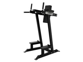 Black Arsenal Strength Vertical Knee Raise and Dip Station – Heavy-Duty Strength Training Equipment for Core and Upper-Body Exercises in Commercial Gyms