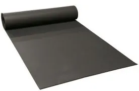 Black Rubber Flooring Rolls 3/8" | IRON COMPANY (RL-BLACK-ROLL-3/8) available for sale at IRON COMPANY