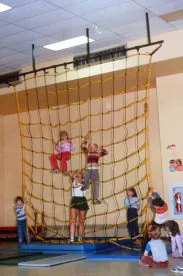 Jammar CN-12 Indoor Climbing Cargo Net with 3/4" Diameter Poly Rope available for sale at IRON COMPANY.