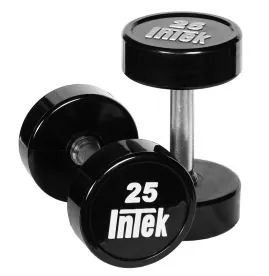 Intek Bravo Series Solid Urethane Dumbbells