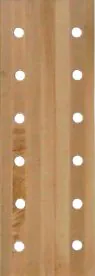 12-Hole 12 inch Wide Maple Pegboard Climber | Olympia Sports (GY119M)