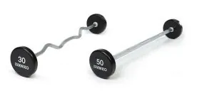 USA Made Round Urethane Steel Barbell Set | Ivanko (IUB/IUEZB)