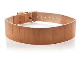 MADE IN USA Leather Weightlifting Belt | IRON COMPANY (LB4-LB6-USA) Made In USA 4" Stamped Leather Weightlifting Belt
