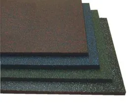 High Color Vulcanized Rubber Weight Room Mats 4' x 6' x 1/2" | SurfaceCo (GP612) for sale at IRON COMPANY